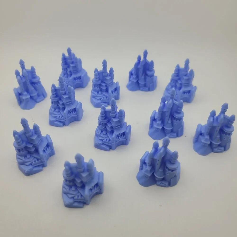 Disney‎ Castle Monopoly Junior Princess Cupcake Topper Replacement Pieces Tokens